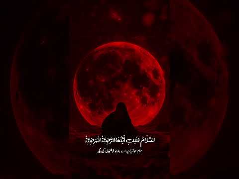 Salam Baali Sakina (s.a) | Salam | 13 Safar Status | #ahmedrazanasiri #bibisakinanoha