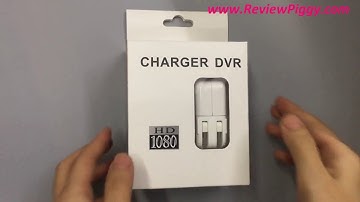 HD 1080P Charger DVR - serves as hidden spy camera and AC charger[ReviewPiggy]