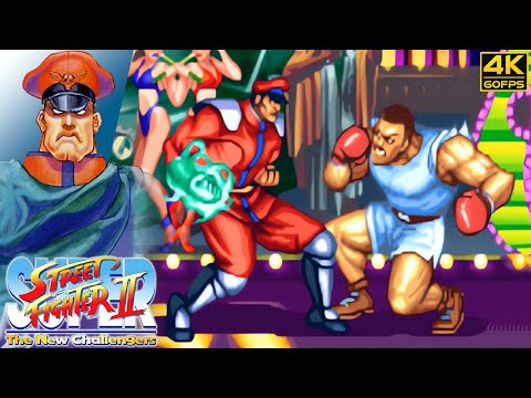 Super Street Fighter II - M. Bison (Arcade / 1993) 4K 60FPS