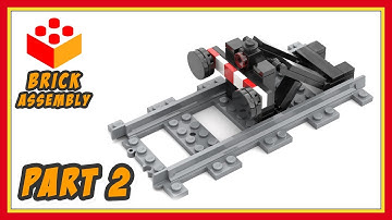 Part 2 - BI - Train Buffer Stop - Lego Train MOC - 004