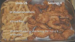 Chilis Chicken Crispers recipe