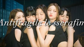 (LE SSERAFIM♡) antifragile (letra fácil easy lyrics)(line distribution) 4K