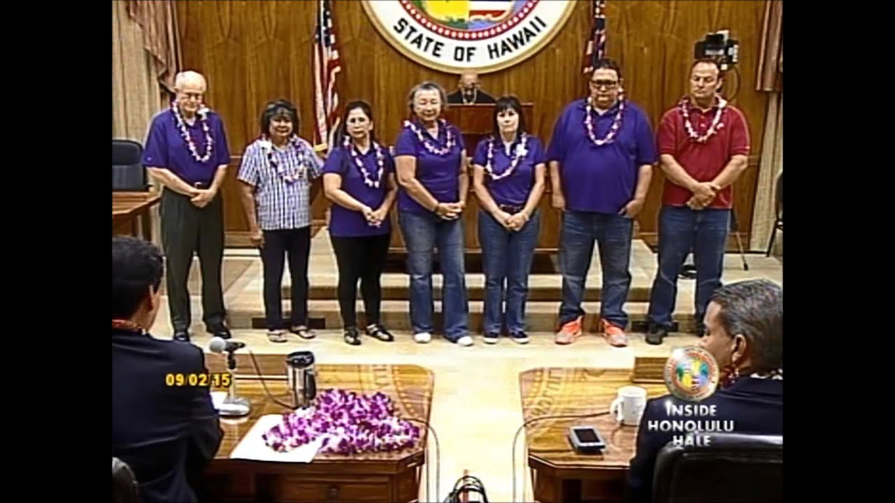 Councilmember Pine honoring Ewa Beach Lions Club 9/2/2015 YouTube