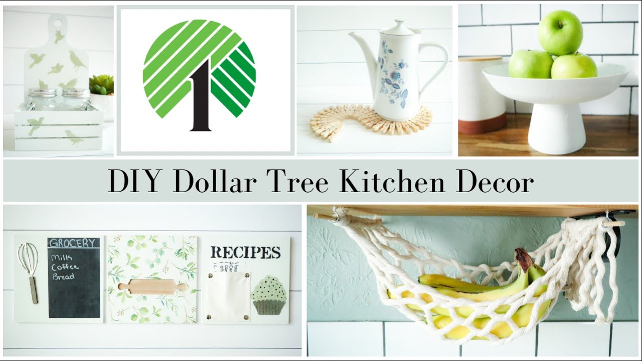 Dollar Tree DIY Kitchen Decor and Organization DIY’s! YouTube
