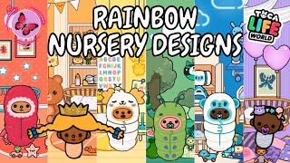 RAINBOW BABY ROOM MAKEOVER IDEAS | Toca Boca House Ideas | TOCA GIRLZ