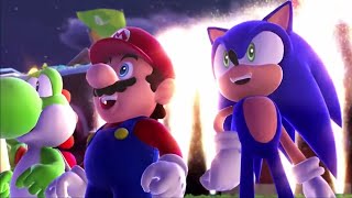 Mario and Sonic at the Sochi 2014 Olympic Winter Games - Legends Showdown - Area 1