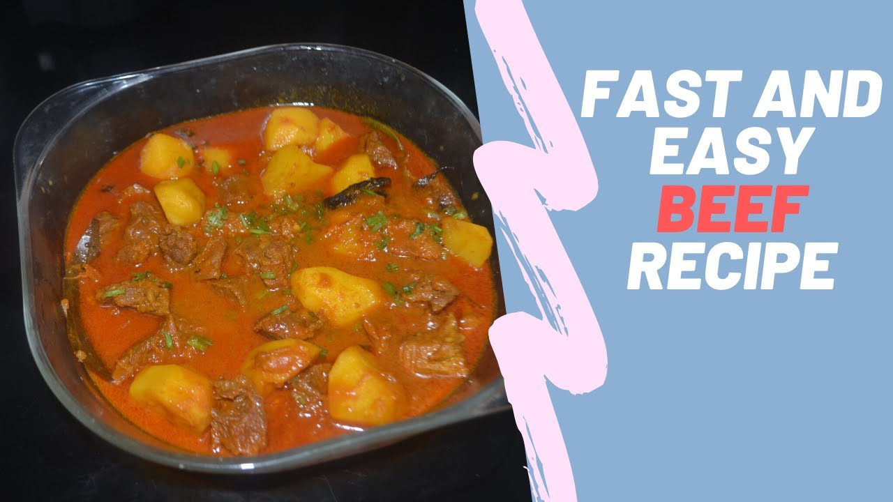 Quick and Easy Potato Beef recipe under 15 Quick Recipe Moon's