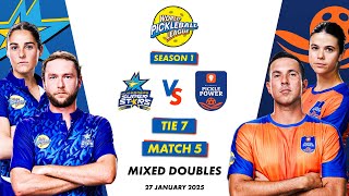 WPBL S1 | Hyderabad Superstars Vs Mumbai Pickle Power | Mixed Doubles