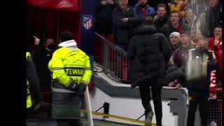 Diego Simeone Running Away From Cristiano Ronaldo