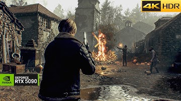 Resident Evil 4 (RTX 5090) INSANE RAY-TRACING Realistic Ultra Graphics Gameplay [4K 60FPS HDR]