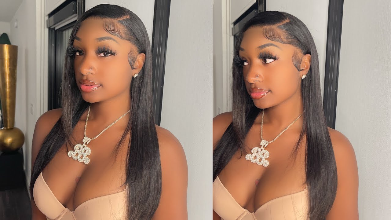 THE PERFECT SILKY STRAIGHT WIG | THIS INSTALL WAS FIRE! FT. ALIGRACE HAIR