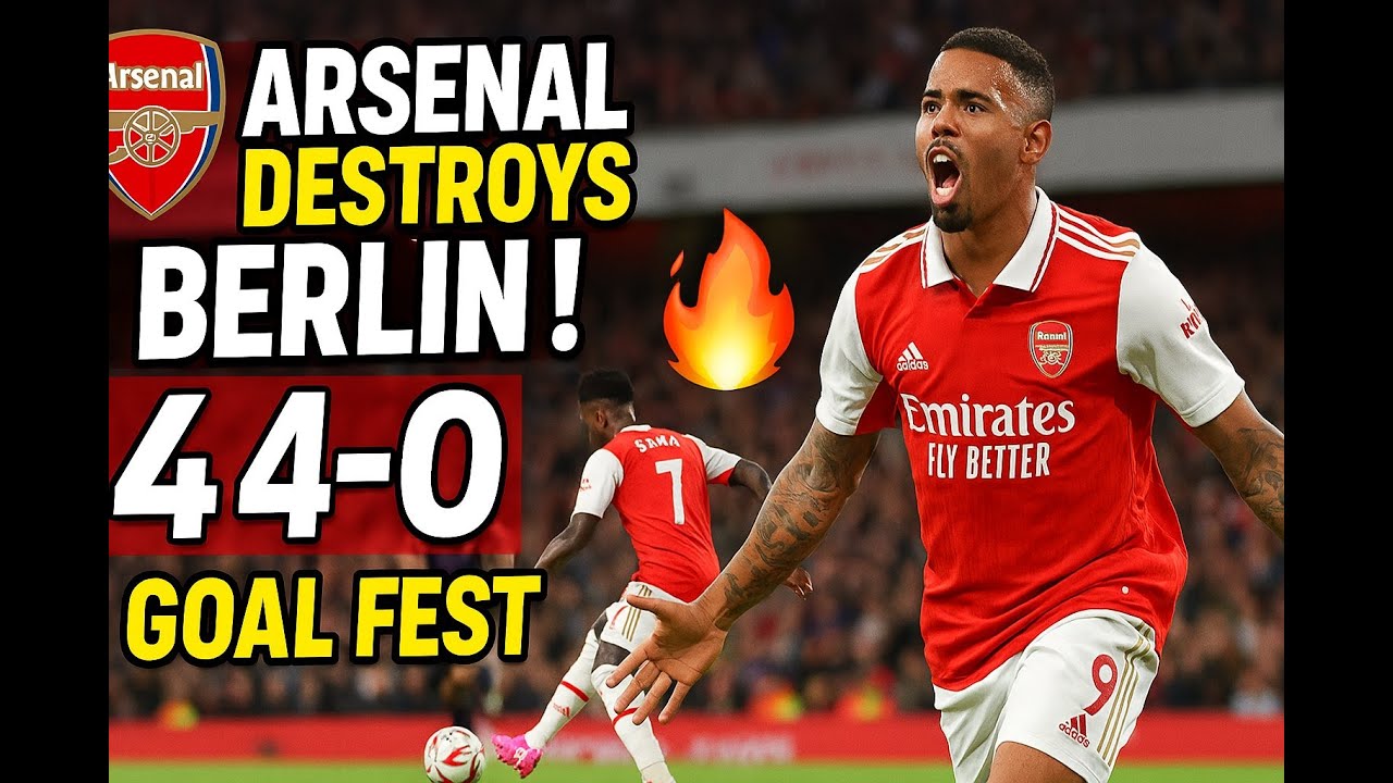 ARSENAL 4-0 BERLIN 🔥 All Goals & Highlights | Epic Gameplay Replay | FC ...