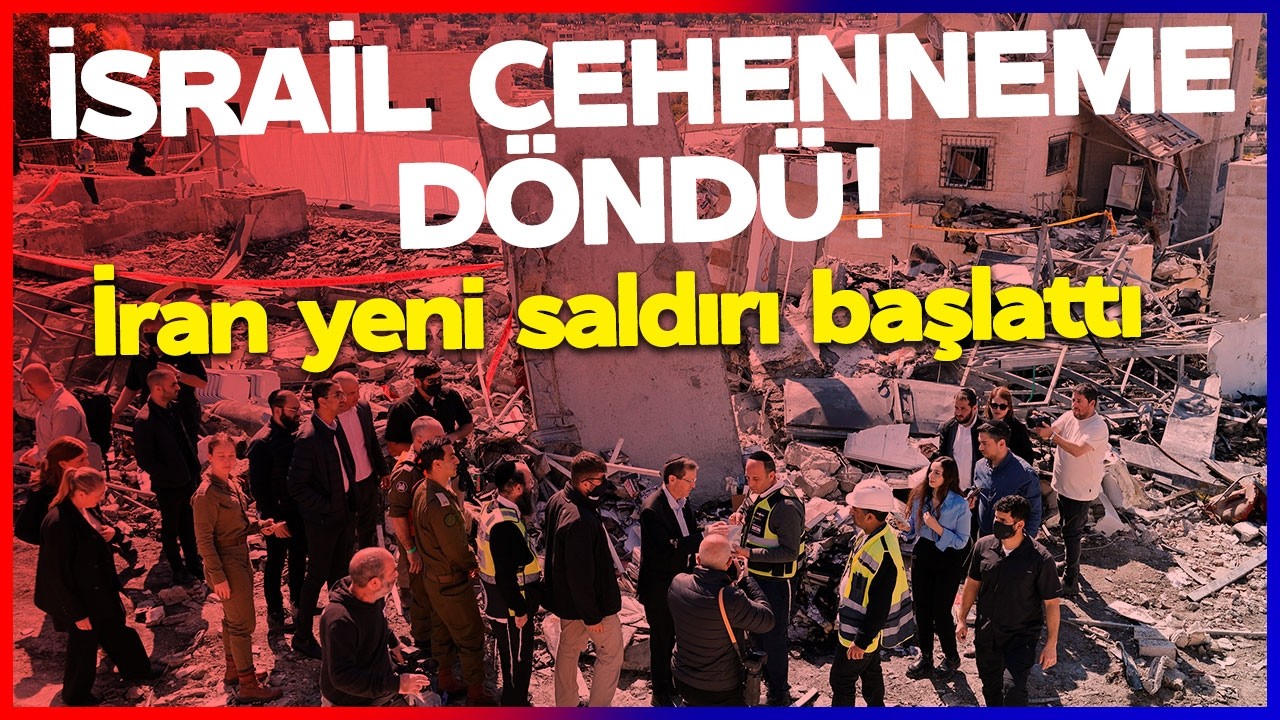 SON DAKİKA! İRAN İSRAİL'E YENİ SALDIRI BAŞLATTI! Tel Aviv'de Sirenler Çaldı, Ülke Cehenneme Döndü
