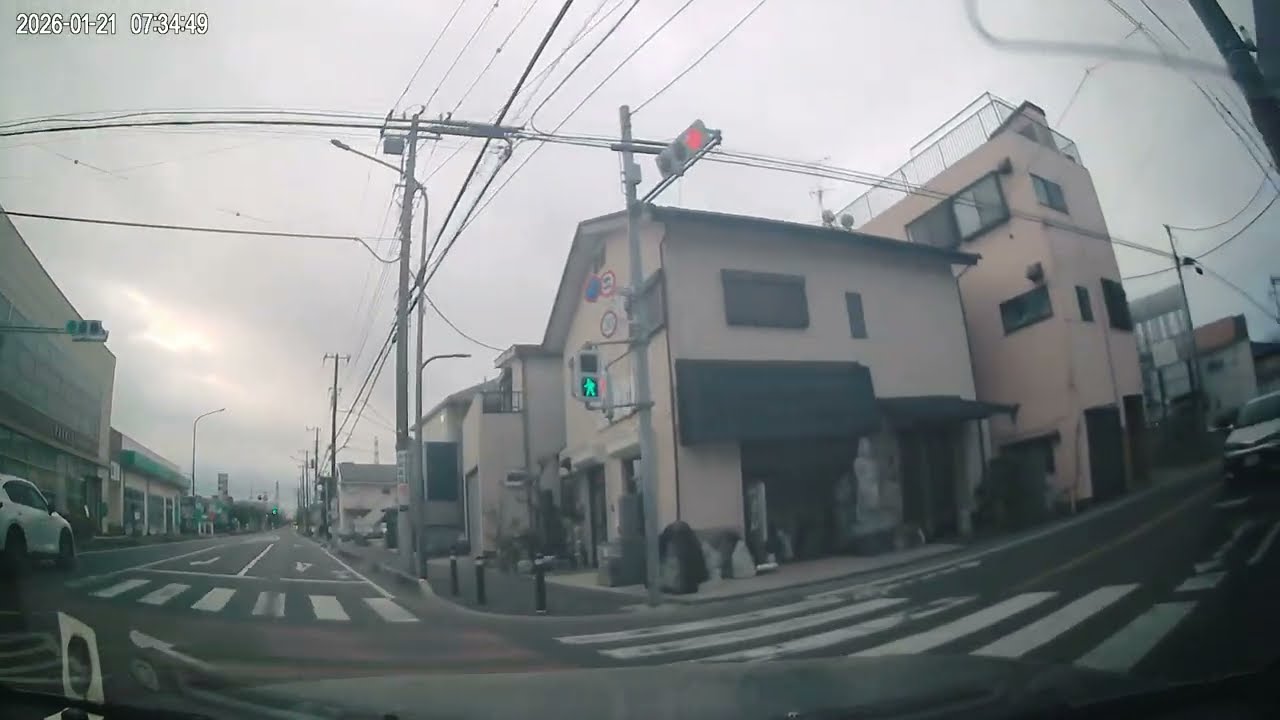 ドラレコ　2026.01.21　07:36　中央１丁目