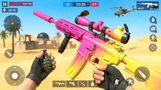 Arena Tembak Teroris Pertempuran Kritis - Game Komando Nyata - Gameplay Android Game Goli screenshot 4