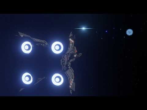 MCRN Donnager fighting Pirate Fleet