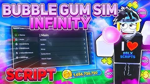Bubble Gum Simulator Infinity Script Pastebin | Auto Farm, Auto Hatch Eggs, Sell & More! (No Key)