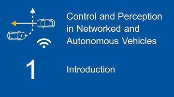 Introduction 1 - Control in Networked Vehicles