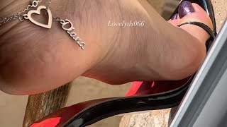 Heavenly Feet In Mulse High Heels