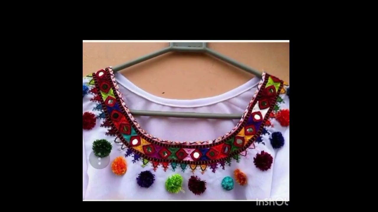 beautiful sindhi hand embroidery design dresses with mirror and thread sindhi work