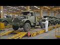 How Army Trucks Are Made | Massive 6x6 Military Vehicle Assembly Line