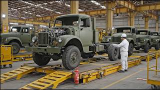 How Army Trucks Are Made | Massive 6x6 Military Vehicle Assembly Line