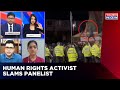 Human rights activist slams political analyst for not condemning the antihindu violence in england