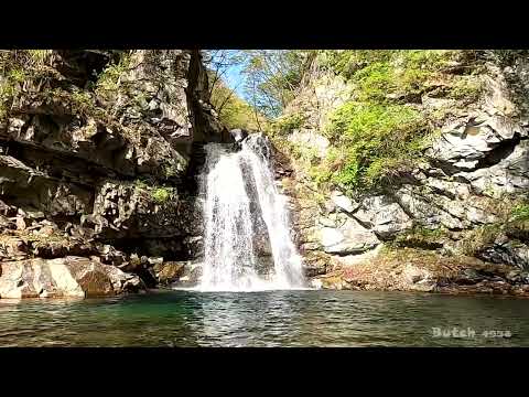【222.1-07】【矢沢の滝】【栃木県 那須塩原市】 【ブッチの3分タッキング】【202304】【1080ｐ60fps】【Japan waterfalls】