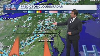 Scattered Thunderstorms & Heavy Rain Possible Thursday In South Central Pennsylvania