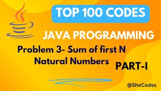 Sum of first N Natural Numbers | Java | Top 100 Codes