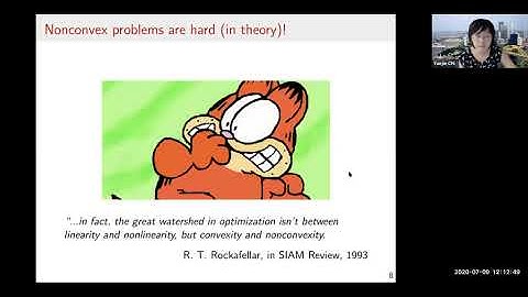 IS20: IP1: Nonconvex Low-Rank Matrix Estimation: Geometry, Robustness, and Acceleration