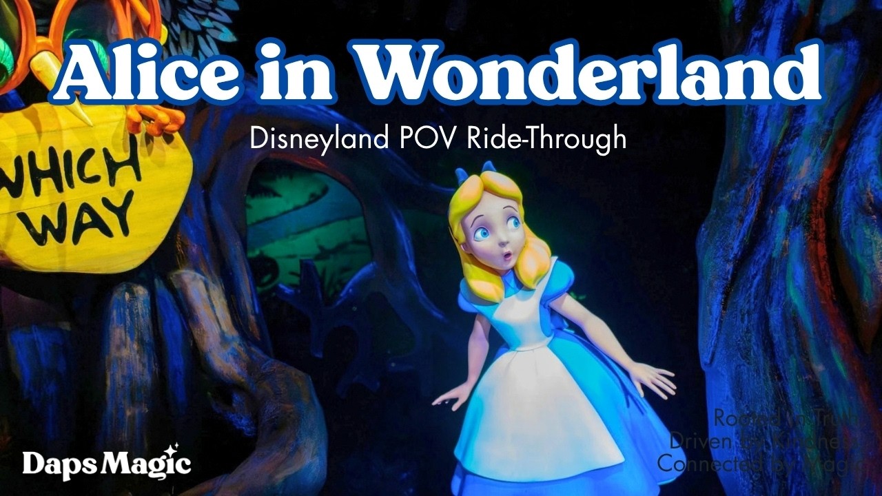 Alice in Wonderland POV Ride Through | Disneyland Resort 2026 4K