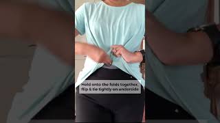 👚DOUBLE YOUR WARDROBE LOOKS WITH THIS SIMPLE HACK - DIY Hair tie tip