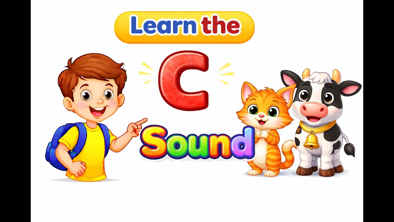 Understand and Learn C Sound Clearly. For Hindi Speaking Kids.