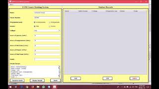 UUM Course Marking System