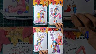 Drawing compilation Jax x Pomni ✨️ #tadc #drawing #cartoon #shorts #theamazingdigitalcircus