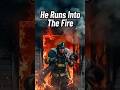 He Runs INTO The Fire 🔥 While Everyone Runs OUT #firefighter #hero #firerescue #brave #shorts