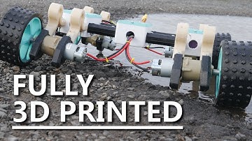 3D Printed Off Road Robot with Polymaker PC-Max