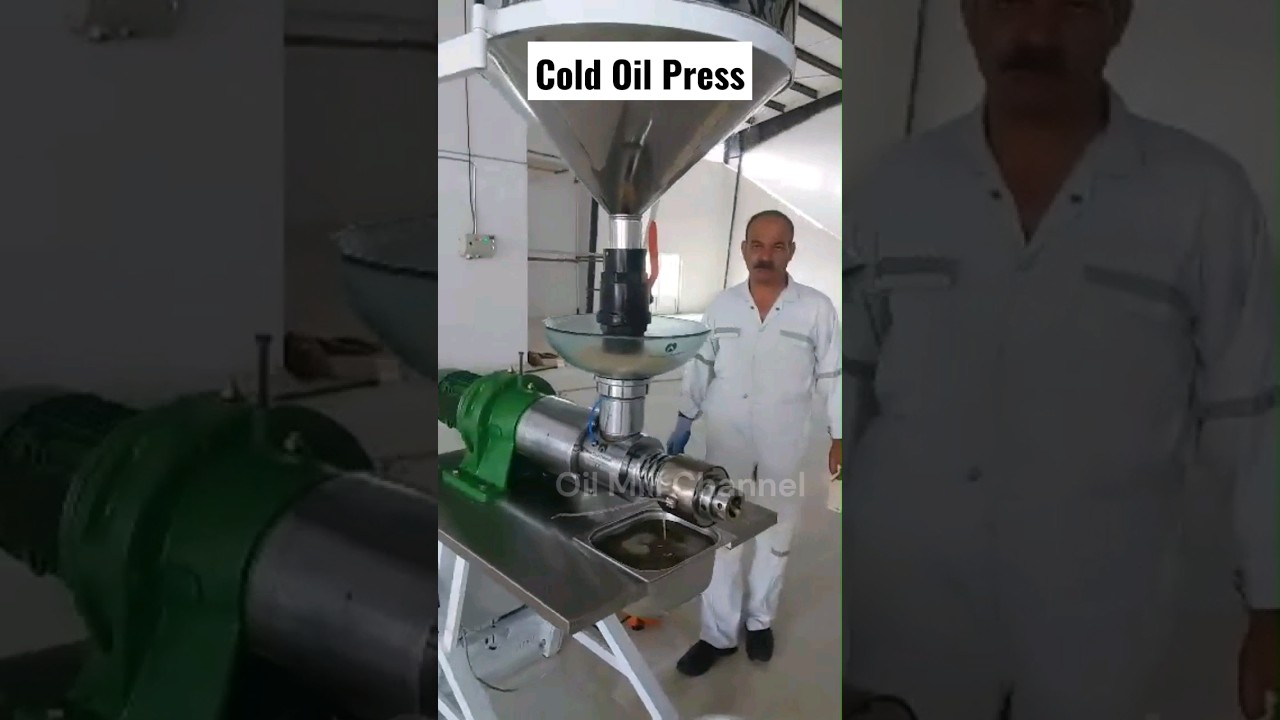 Oil Press Machine Demo. 