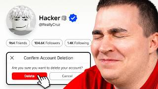i deleted cruz's roblox account..