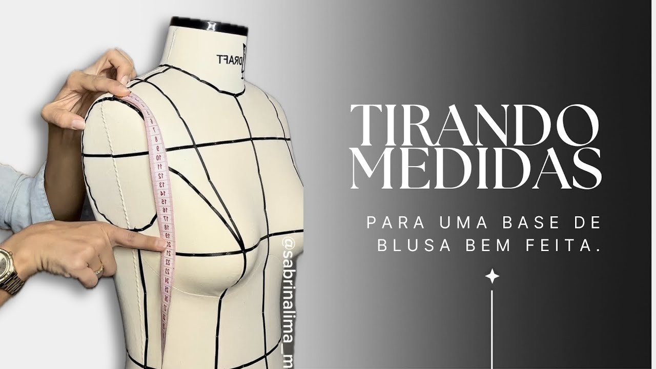 🧵RENOVANDO O GUARDA ROUPAS -PARTE 1… Base da blusa - medidas + explicação