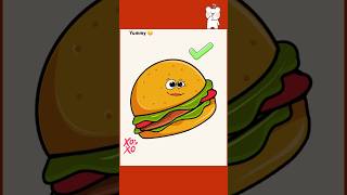 🍔 Yummy Burger 🍔 😋 🥰💕 #food #shorts #challenge #fyp #youtubeshorts #like #share #subscribe