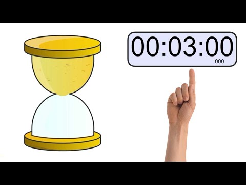 3 minute timer - Sand Timer