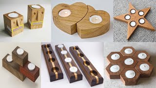 Wooden Candle Holders: Creative DIY Ideas