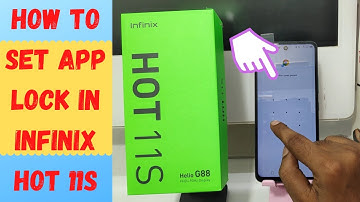How to set App Lock in INFINIX HOT 11S| infinix hot 11s App lock setting