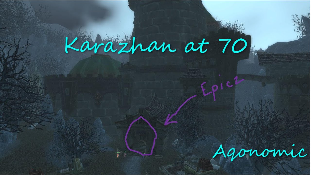 TBC Karazhan Raid! (1/3) | Level 70s vs Kara | Aqonomic