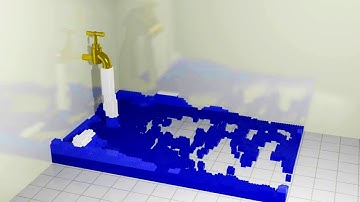 Lego Tap Fluid Simulation Test [Blender]