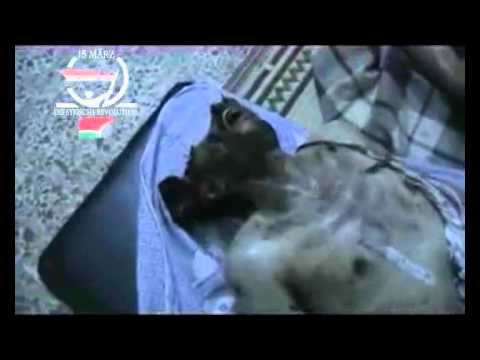 Syrien # Homs # Naser Al-Saleh wurde von Panzern b...