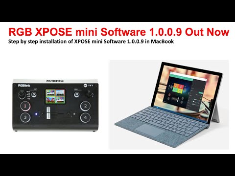 RGB XPOSE mini Software for macOS