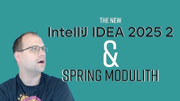 IntelliJ IDEA 2025.2 and Spring Modulith